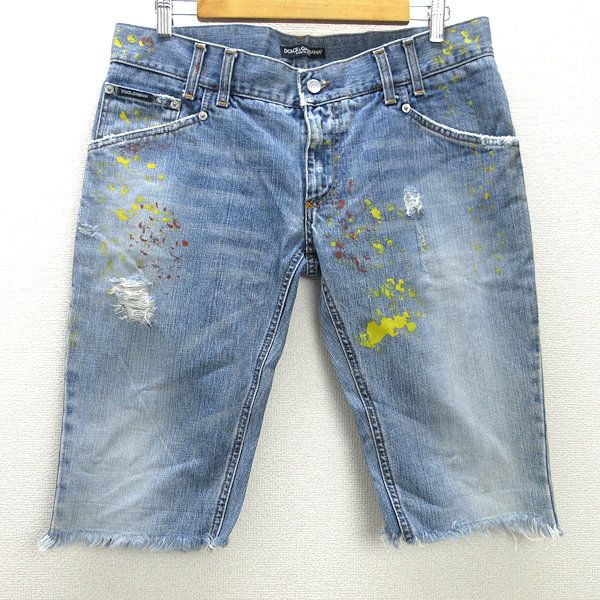 K□ITALY製□ドルチェ&ガッバーナ/DOLCE & GABBANA ペンキ＆ダメージ