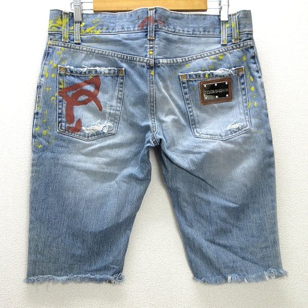 K□ITALY製□ドルチェ&ガッバーナ/DOLCE & GABBANA ペンキ＆ダメージ