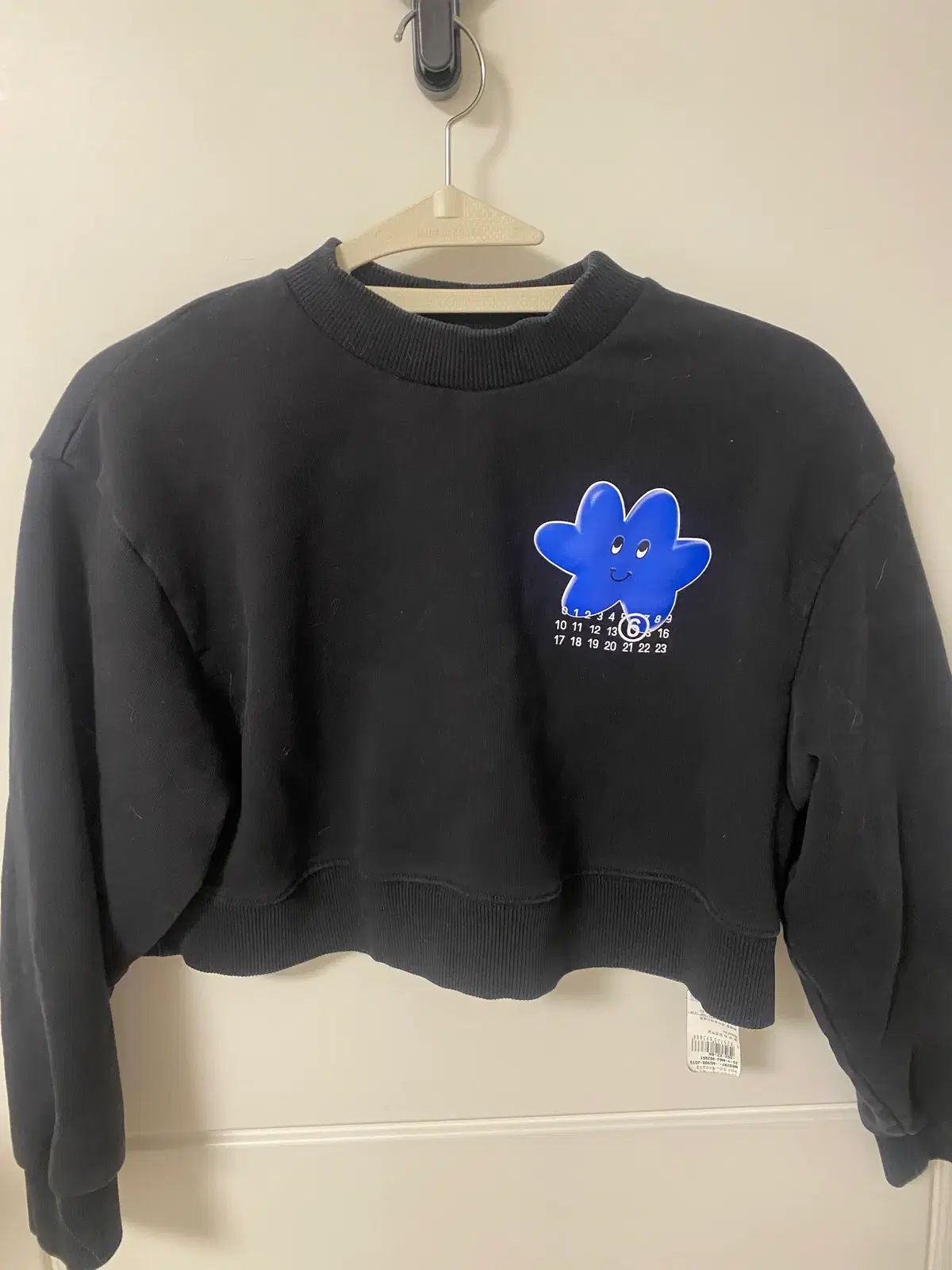 MM6 Maison Margiela キッズ ブルー スター クロップド スウェット 10Y 140 当日発送