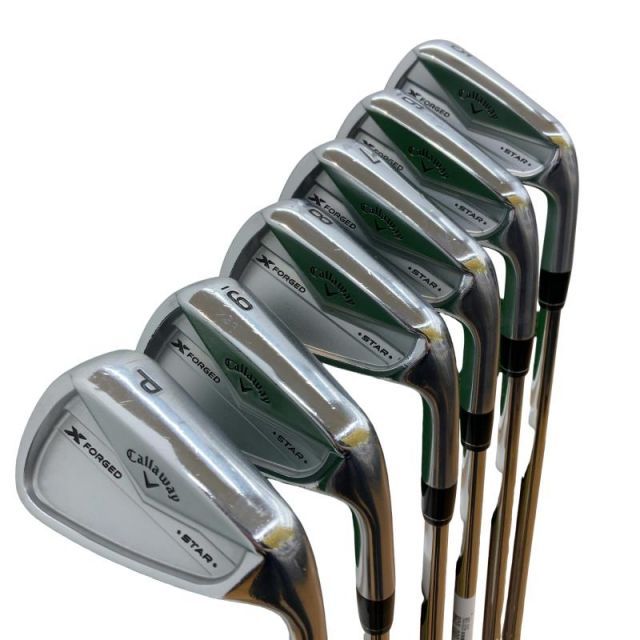 【中古】 キャロウェイ X FORGED STAR(2024) 6S アイアンセット IR NS PRO 950GH neo (フレックスS) メンズ 男性用 右利き 右用 Dランク ゴルフクラブ