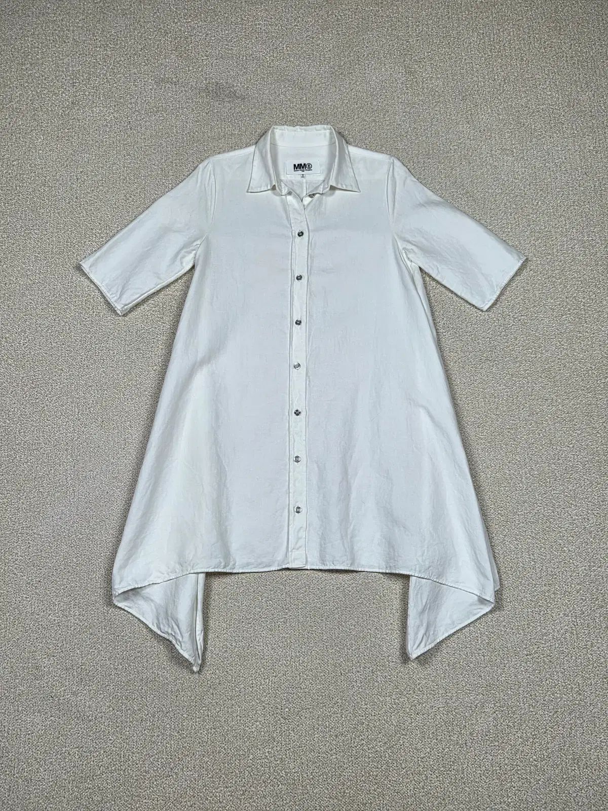 MM6 Maison Margiela アシンメトリーシャツワンピース | S00579