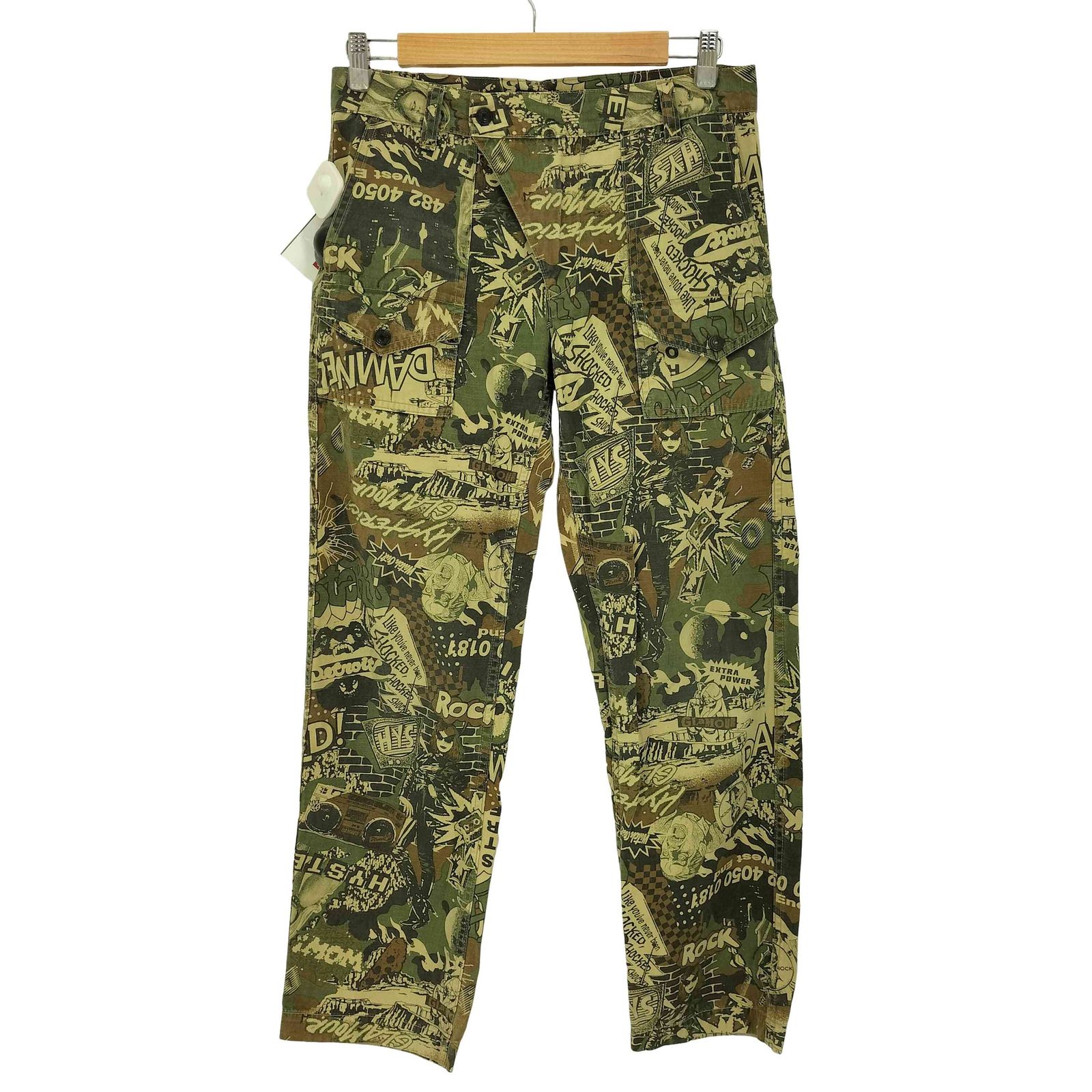 ヒステリックグラマー HYSTERIC GLAMOUR 21SS グラフィック ロゴプリント ベイカーパンツ レディース JPN：S 7,456円