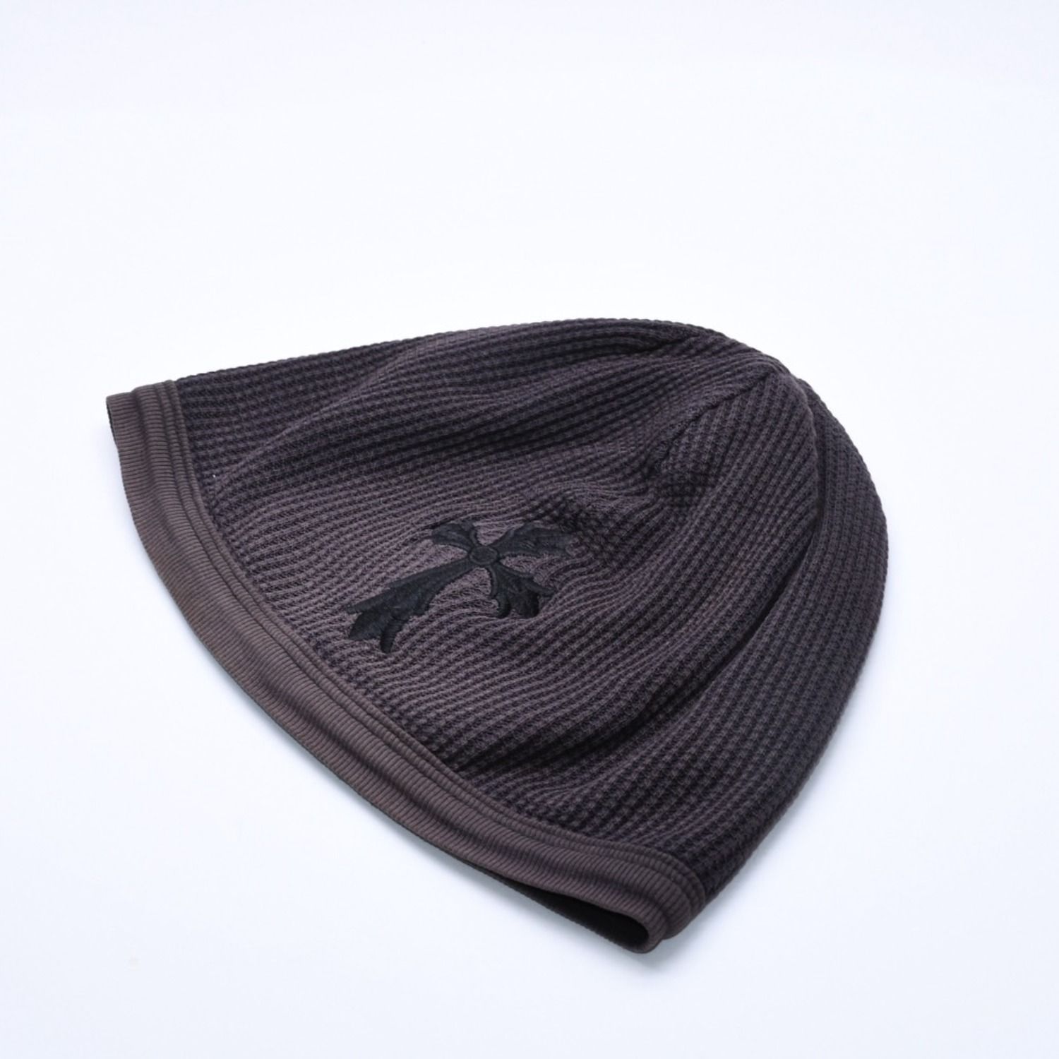CHROME HEARTS クロムハーツ クロス刺繍 サーマル ビーニー ニット帽