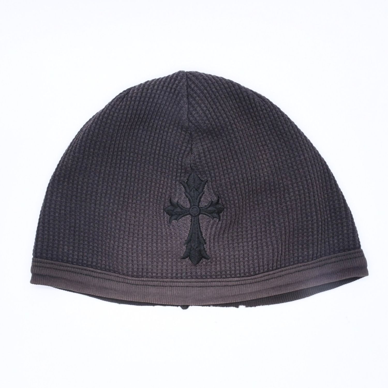 CHROME HEARTS クロムハーツ クロス刺繍 サーマル ビーニー ニット帽