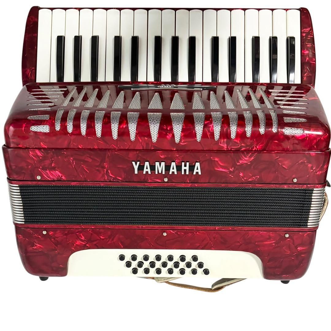 YAMAHA ヤマハ アコーディオン YA-21 レッド 32鍵盤 21ベース ケース付
