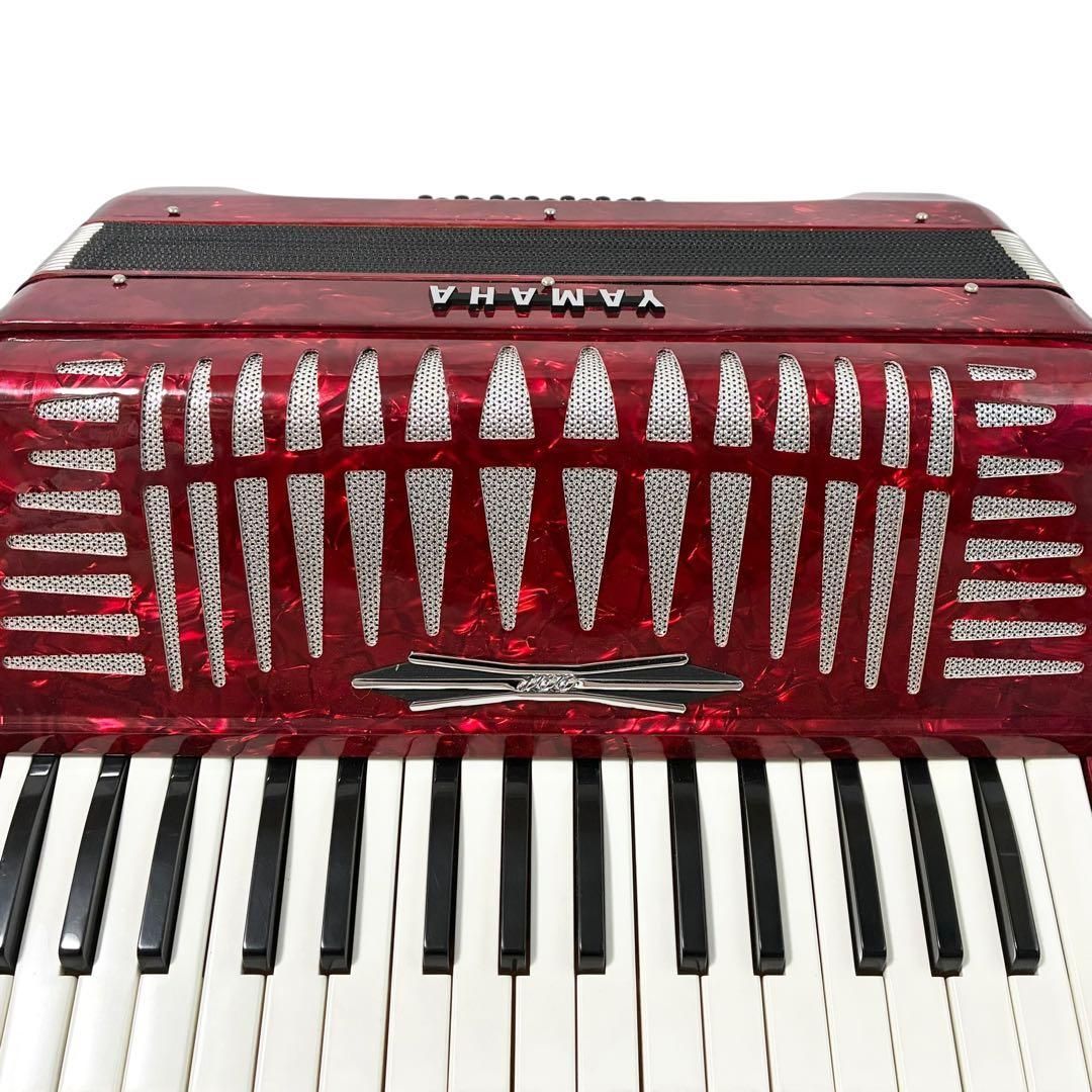 YAMAHA ヤマハ アコーディオン YA-21 レッド 32鍵盤 21ベース ケース付