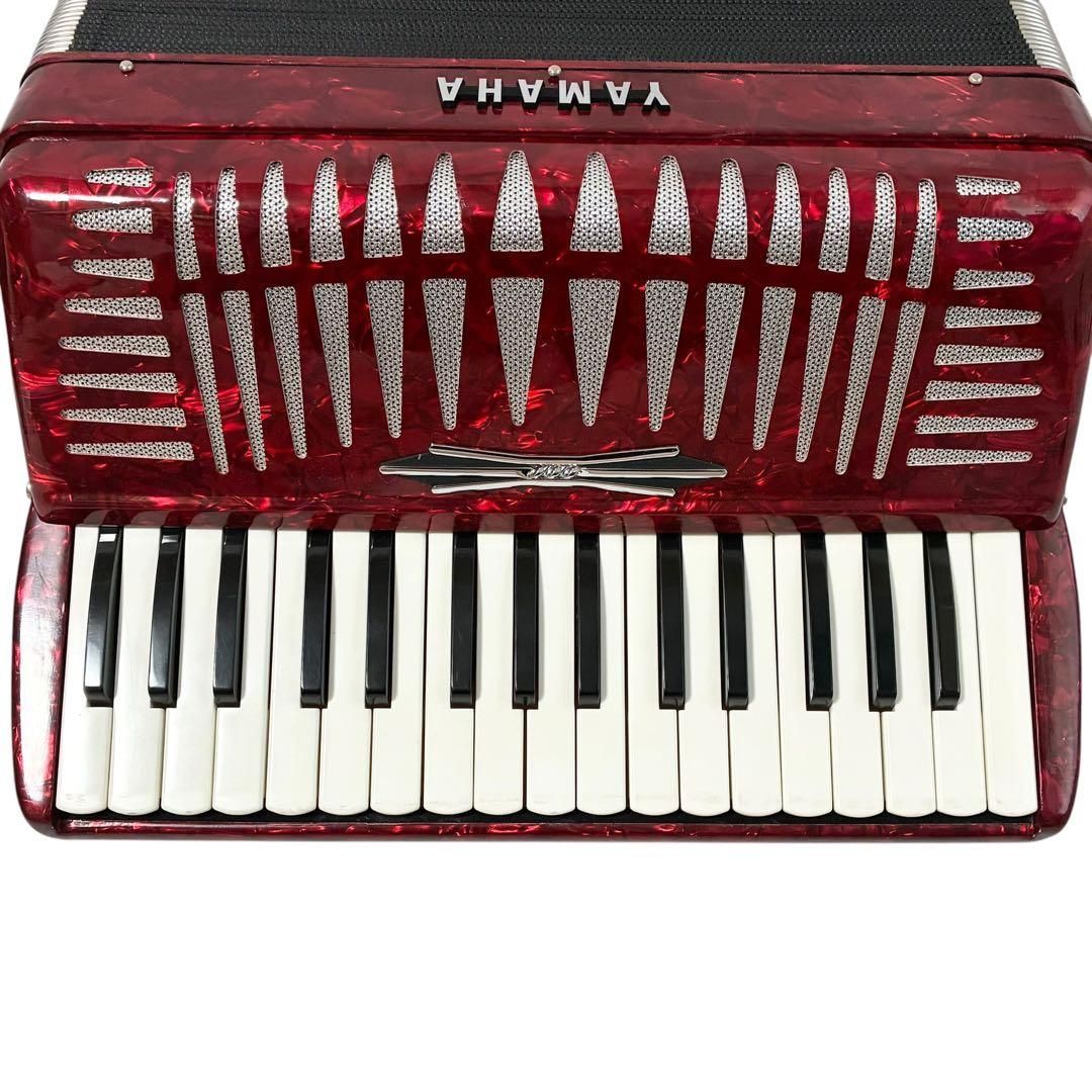 YAMAHA ヤマハ アコーディオン YA-21 レッド 32鍵盤 21ベース ケース付