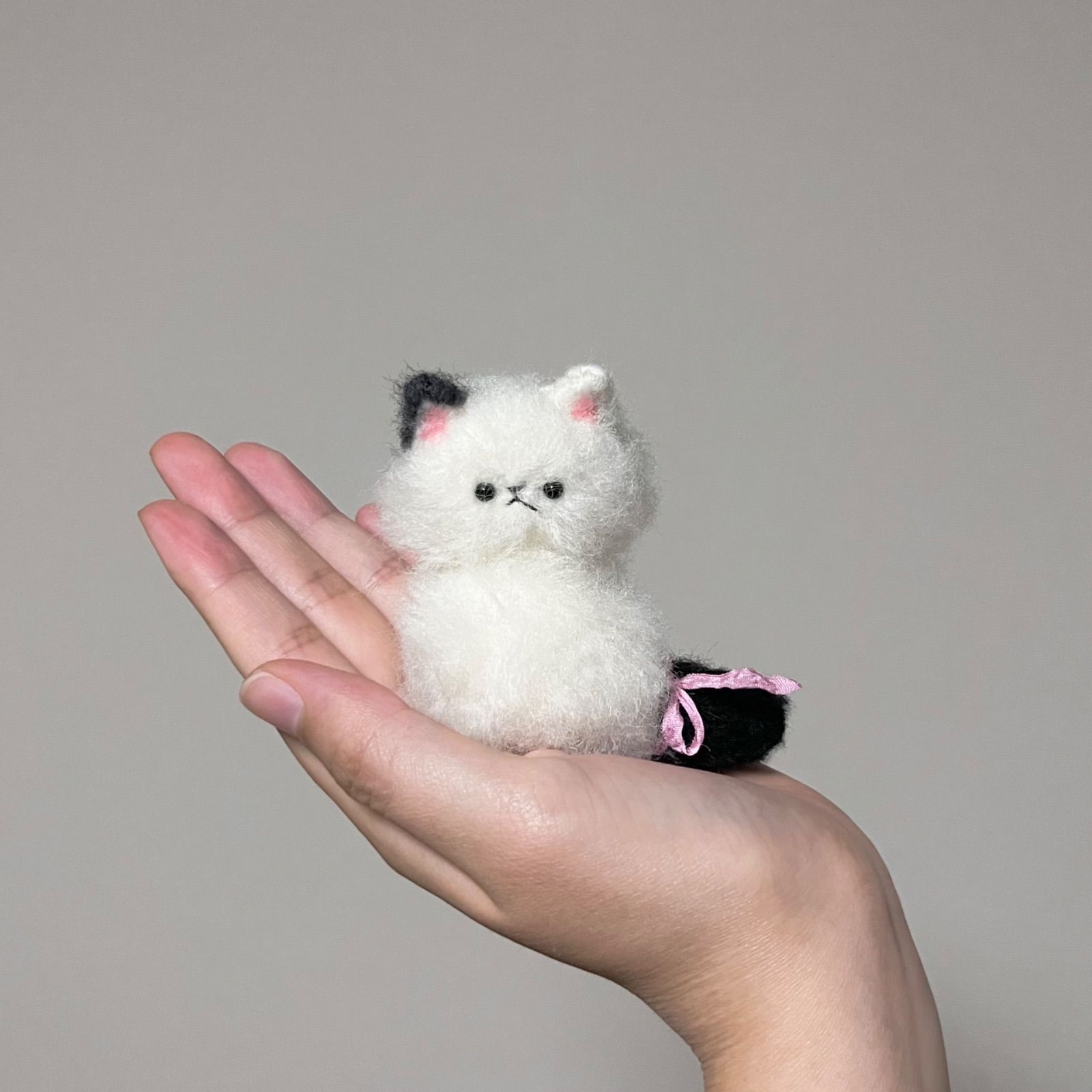 とけそうな、ねこ ( オセロみみ ) 猫 ぬいぐるみ テディベア