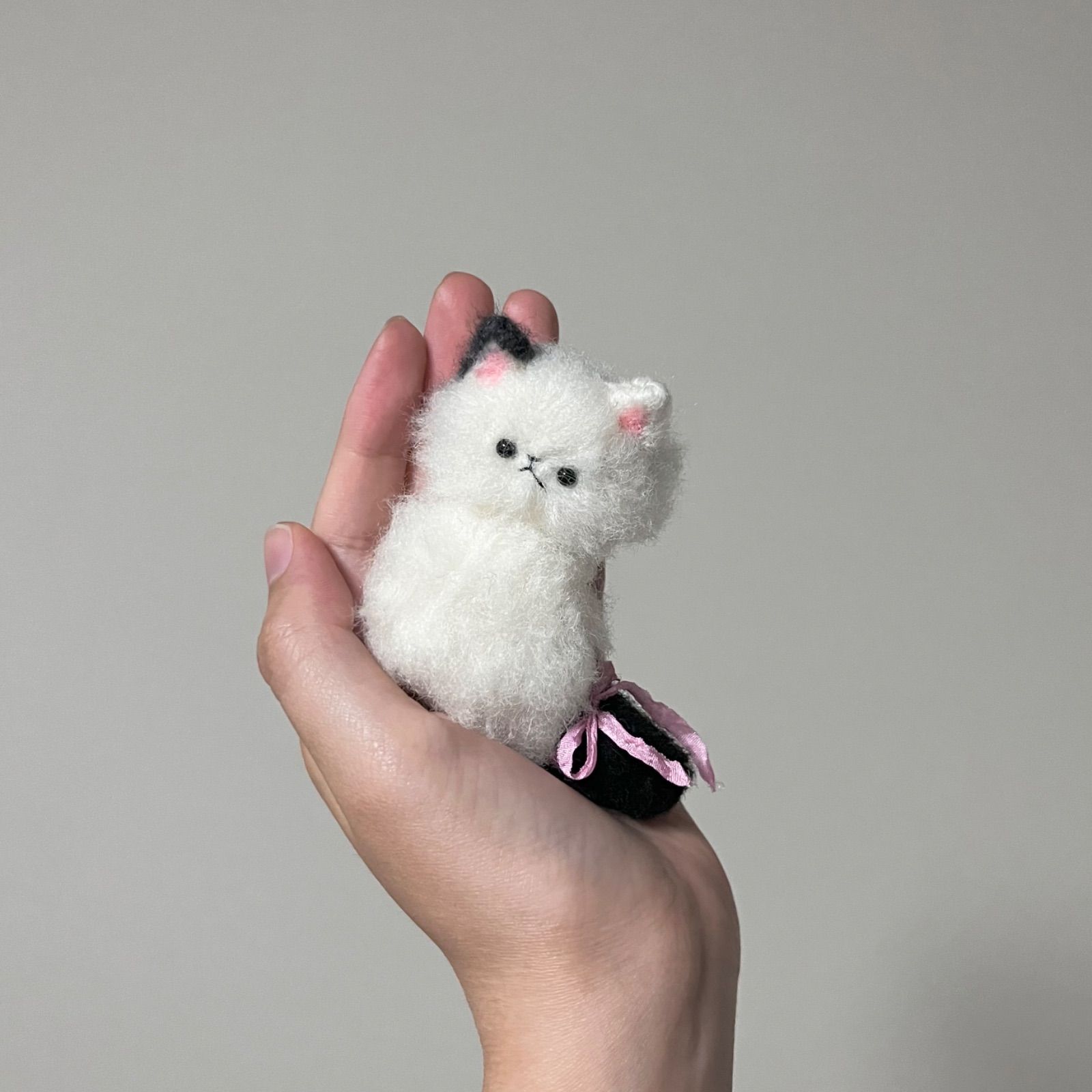 作家　ぬいぐるみ　テディベア 猫　ネコ とけそうな、ねこ ( オセロみみ ) 猫 ぬいぐるみ テディベア
