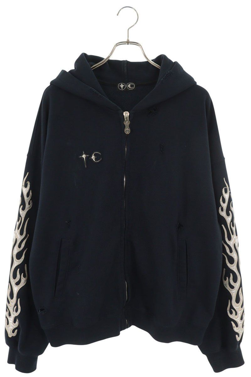 サグクラブ TC25SS2702 レザーフレイムジップパーカー メンズ 4 50,094円