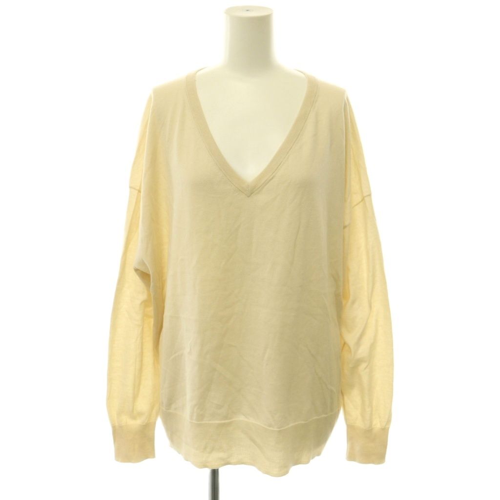 ドゥーズィエムクラス DEUXIEME CLASSE エブリデイアイライク EVERYDAY I LIKE 26SS シーアイランドVネックニット カットソー 長袖 ライトベージュ /DO ■OS