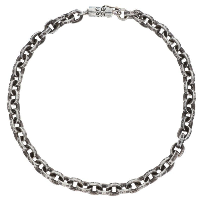 クロムハーツ PAPER CHAIN/ペーパーチェーン シルバーブレスレット メンズ 8inch 144,645円