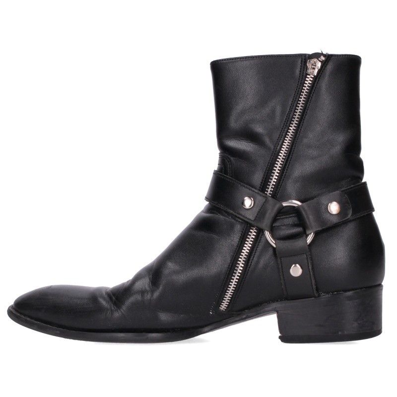 美品 サンローラン パリ SAINT LAURENT PARIS ブーツ クラシック ワイアット ハーネス リングブーツ メンズ 42(27cm) サンローランパリ ワイアットハーネスリングブーツ メンズ 45 - メルカリ
