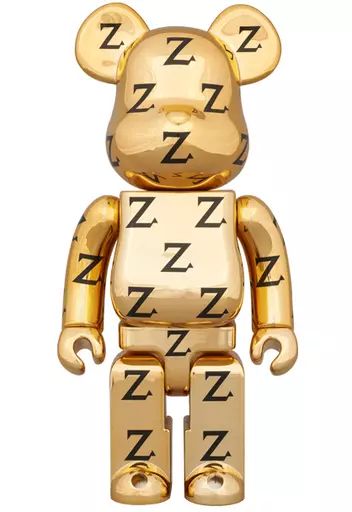 MEDICOM TOY - chiaki様限定 GEO+ZIKZIN Gold&Silver 400%3種 中古】フィギュア BE＠RBRICK-ベアブリック- ZIKZIN 400% ゴールド