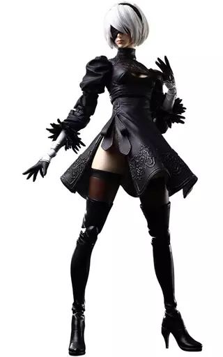 【中古】フィギュア PLAY ARTS改 ヨルハ二号B型 「NieR：Automata(ニーア オートマタ)」