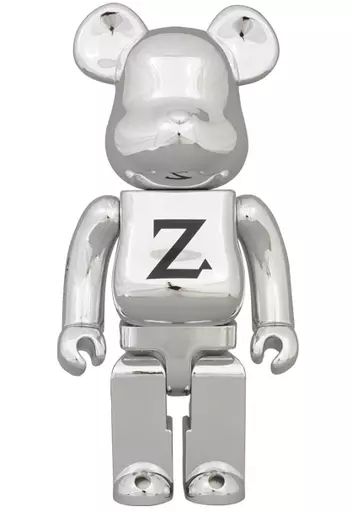【中古】フィギュア BE＠RBRICK-ベアブリック- ZIKZIN 400% シルバー