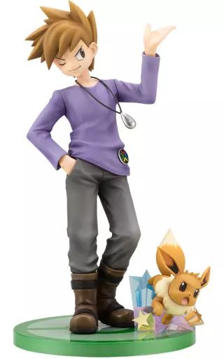 【中古】フィギュア ARTFX J グリーン with イーブイ 「ポケットモンスター」 1/8 PVC製塗装済み完成品 42,120円