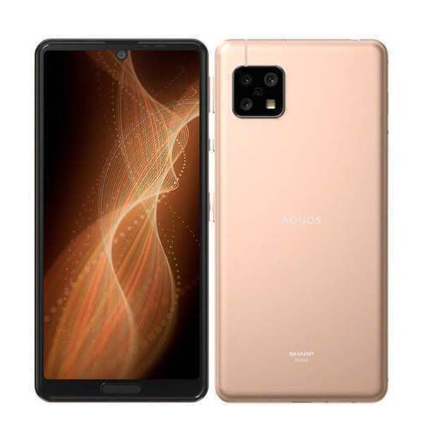 中古】 SHG03 AQUOS sense5G ライトカッパー SIMフリー 本体 au スマホ