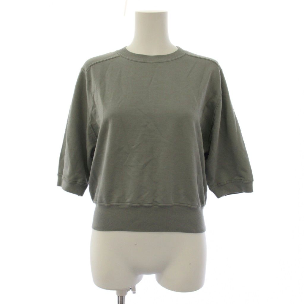 オーラリー AURALEE 25SS ELASTIC HIGH GAUGE SWEAT HALF SLEEVED P/O カットソー 五分袖 1 グレー A25SP04NU /BM 9,282円