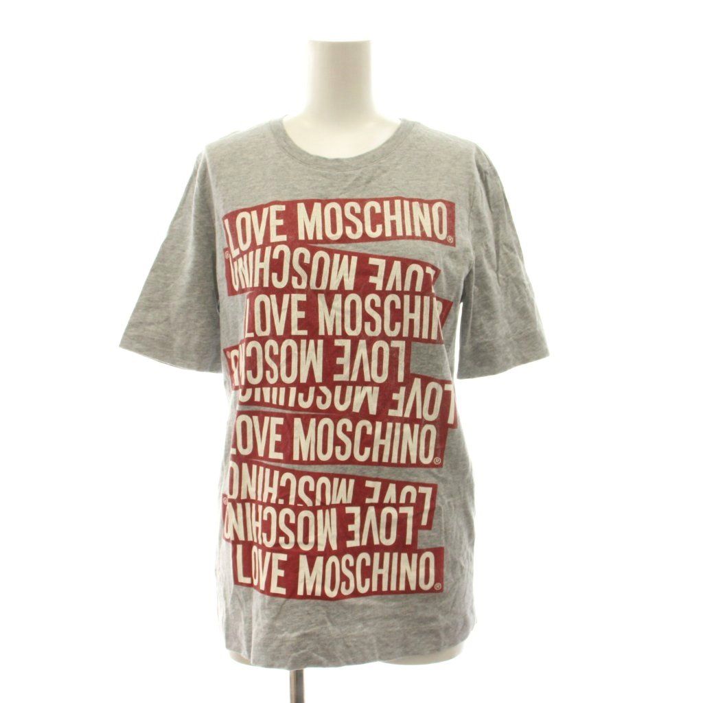 ラブモスキーノ LOVE MOSCHINO Tシャツ カットソー 半袖 クルーネック