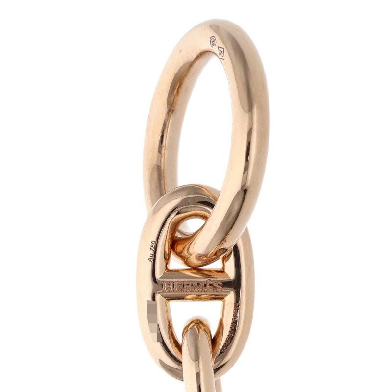 エルメス Chaine d'Ancre MM K18PGシェーヌダンクルMMブレスレット