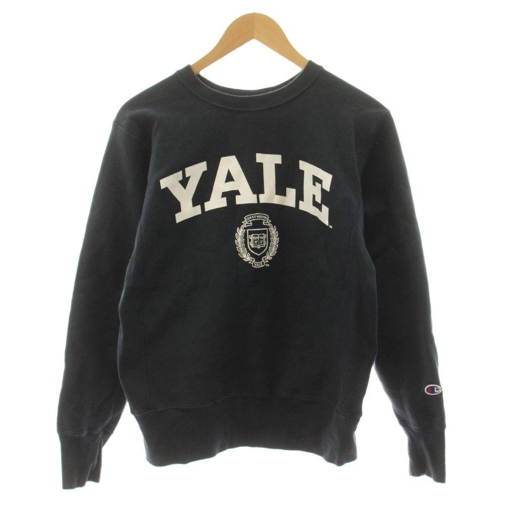 チャンピオン CHAMPION YALE UNIVERSITY リバースウィーブスウェット トレーナー 長袖 ロゴプリント アメリカ製 M 紺 ネイビー C5-U001 /KU 7,623円