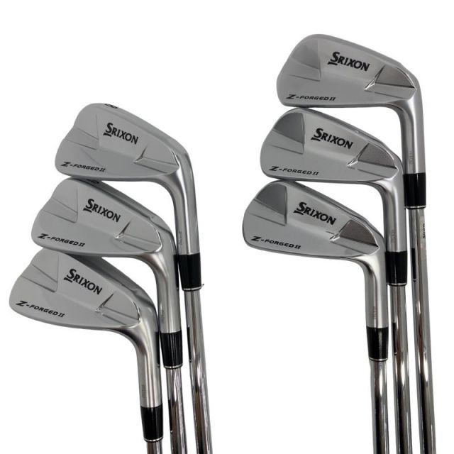 【中古】 ダンロップ SRIXON Z-FORGED II 6S アイアンセット IR 純正特注シャフト (フレックスS) メンズ 男性用 右利き 右用 Cランク ゴルフクラブ