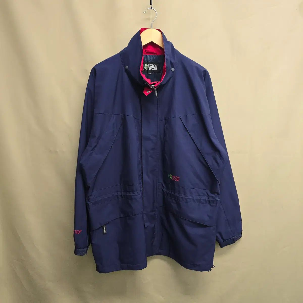 90s KOLON SPORT コーロンスポーツ ヴィンテージ ゴアテックス GORE-TEX 登山 ジャケット 110 ネイビー 7,020円