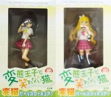 [Used] Complete Set of 2 Figures “The Perverted Prince and the Cat Who Doesn't Smile.” Funny cat girls figure 1