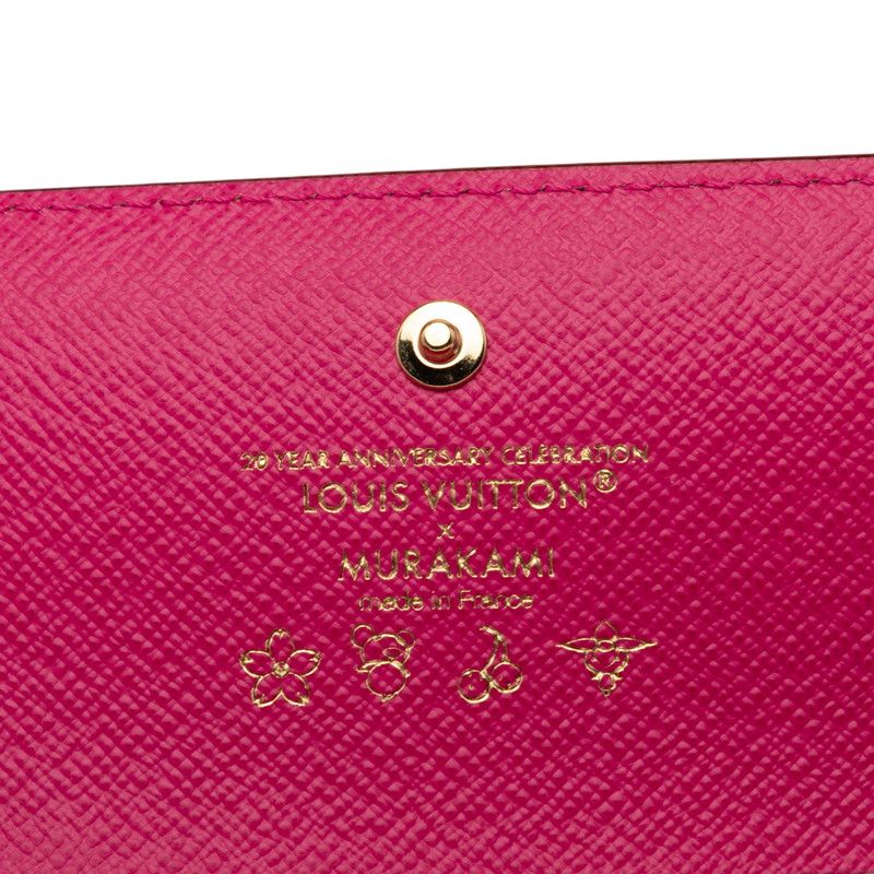 ルイヴィトン 長財布 サラ 村上隆コラボ マルチカラー シリアルナンバー ルイ ヴィトン ×村上隆 モノグラム マルチカラー ポルトフォイユサラNM