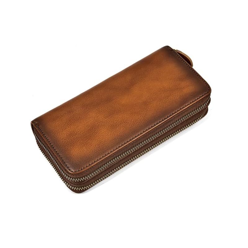 【新品】 [Ｗｈａｔｎａ] 合い鞣し天 然 ミニセカンドバッグ メンズ バッグ 長財布 2室仕切 カード入れ 小銭入れ 札入れ 18枚カード収納 小さめ クラッチバッグ 手持ちバッグ メンズ ポーチ 男性用 紳士用 結婚式 冠婚葬祭 バッグ 1008 (ブラ 6,296円