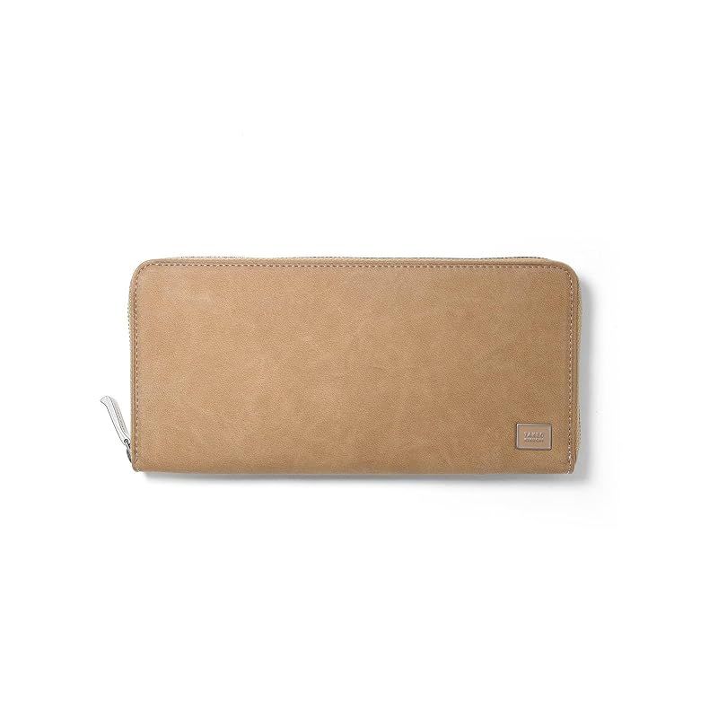 【新品】 [タケオキクチ] タロン ラウンドファスナー長財布 No.741606 ベージュ 14,710円