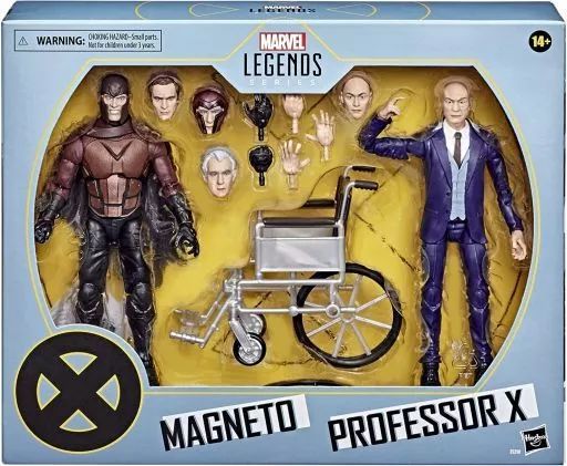 【中古】フィギュア プロフェッサーX＆マグニートー(2体セット) 「X-MEN」 ハズブロアクションフィギュア 6インチ レジェンド