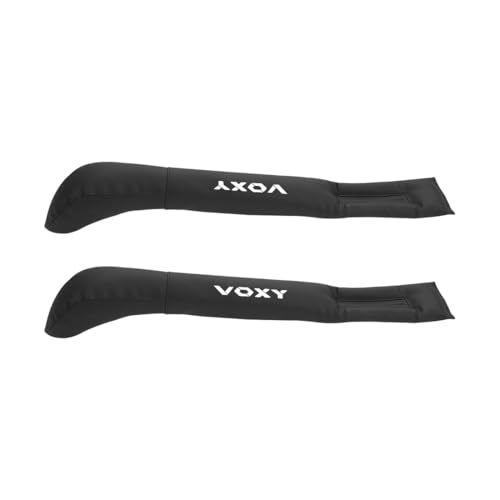 【ヴォクシー 専用】 車 隙間埋め クッション 厚型 落下防止 小物放置 VOXY 80系 90系 S-G S-Z対応 カー シートサイド クッション 耐久性 取付簡単 コンソール 隙間 puレザー カー用品 内装パーツ 運転席+助手席 ロゴ adb70618