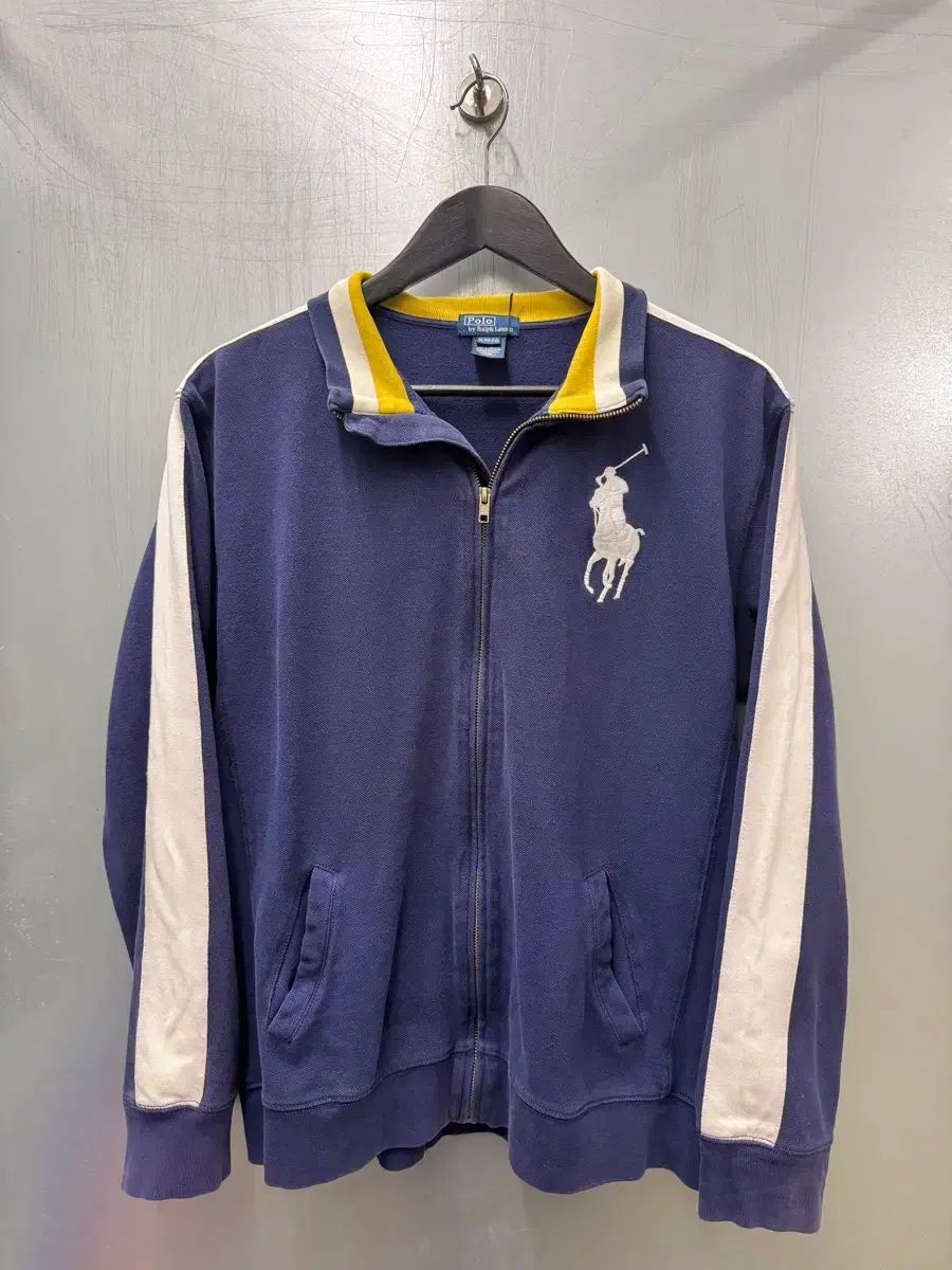Polo ポロ ラルフローレン BOYS PLANET(ボイプラ)ライン ネイビー カラー ビックポニー バイカラー トラック ジップアップ 13,010円