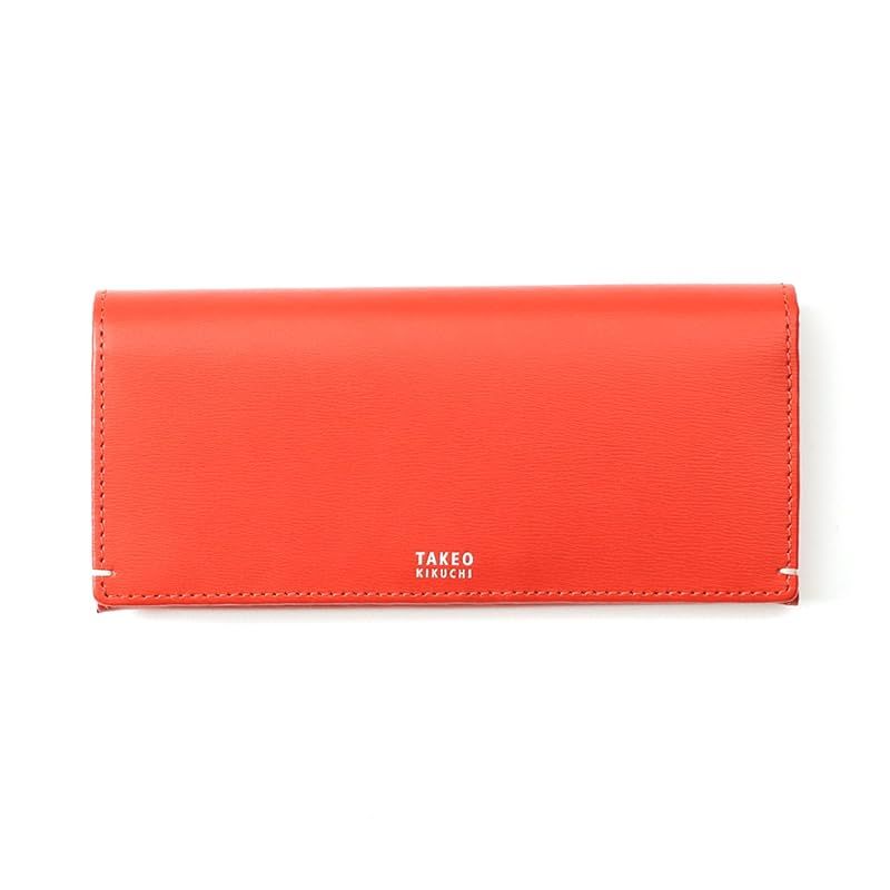 【新品】 TKW-1170123-034 オレンジ 【タケオキクチ】ヨーク 長財布