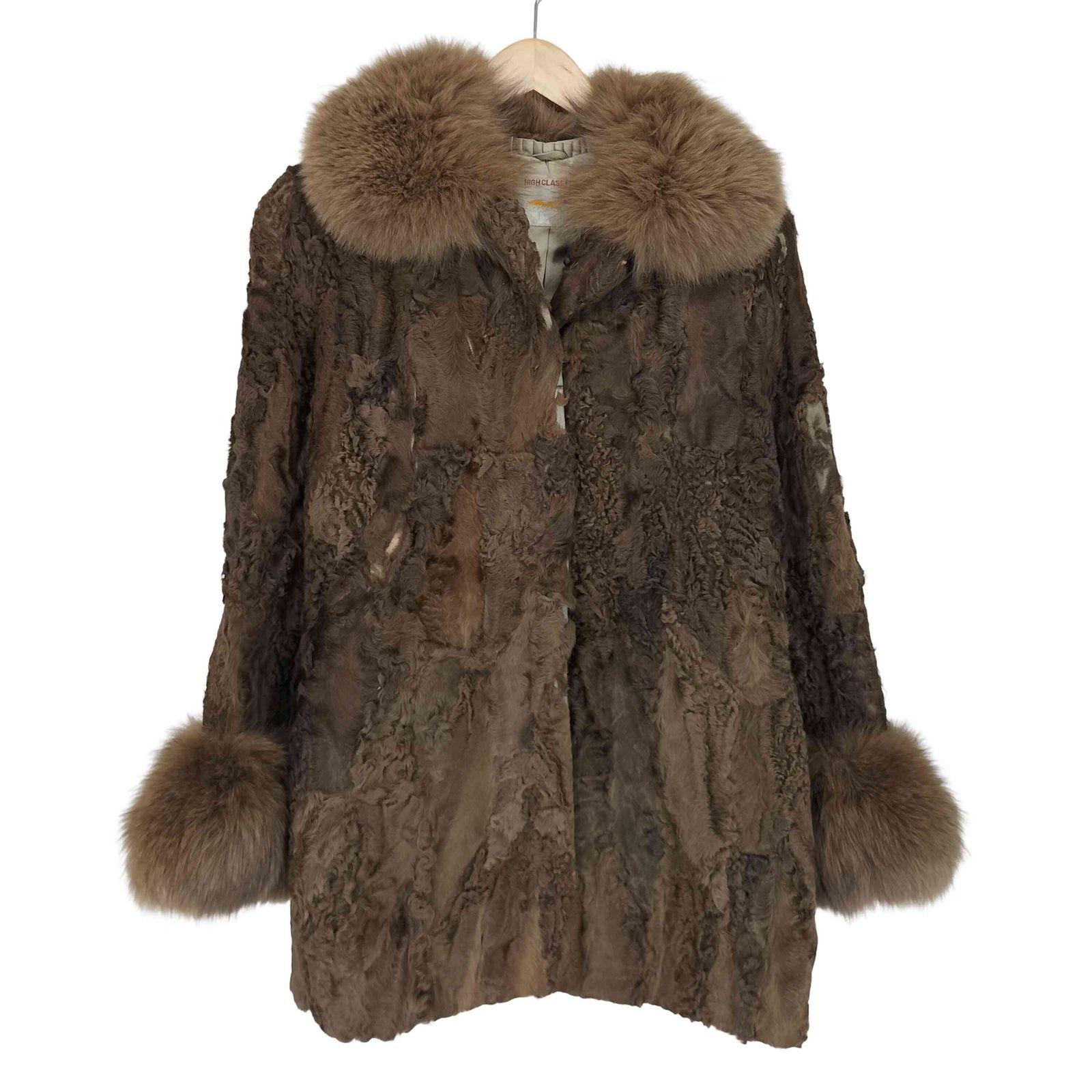 ユーズドフルギ USED古着 HIGH CLASS FUR リアルファージャケット レディース 表記無