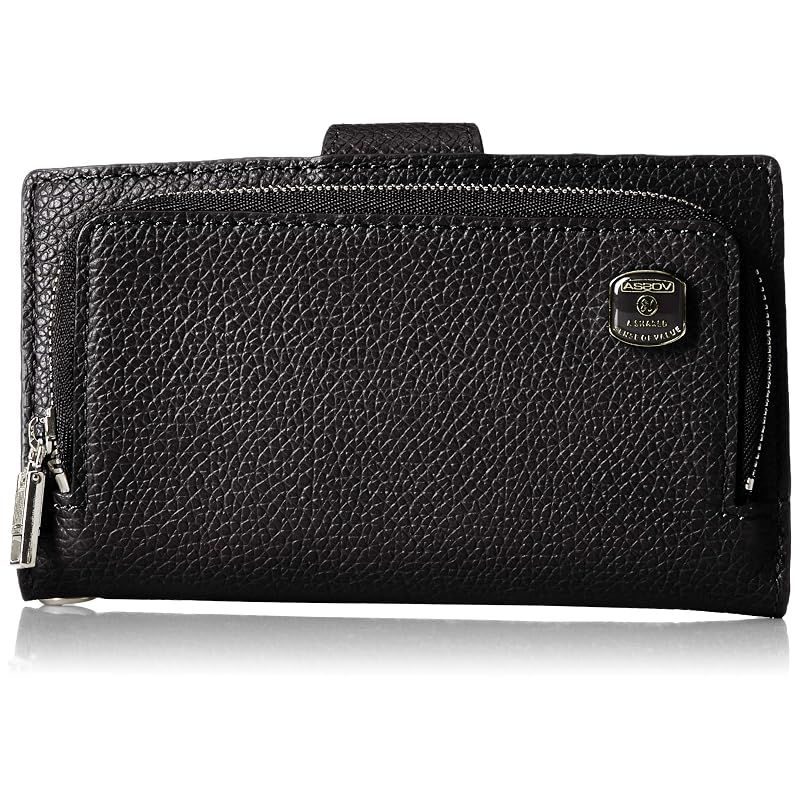 【新品】 [アッソブ] 長財布 財布 ロングウォレット スマホケース MOBILE MULTI WALLET Sサイズ BLACK