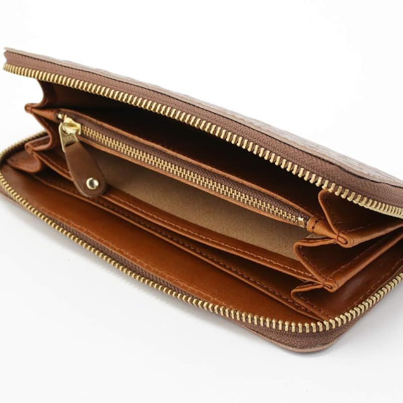 【新品】 VINCENT CRAFTED 日本製 栃木レザー 栃木リッチ ラウンドファスナー ロングウォレット DIEGO 長財布 レディース メンズ ラウンドジップ 本革 レザー 財布 ＜V4 DIEGO トープ＞