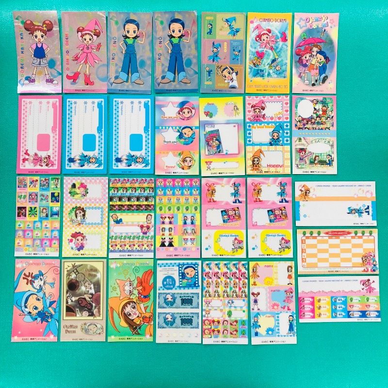 【29点セット】おジャ魔女どれみ ステッカー シール キラ レア G12
