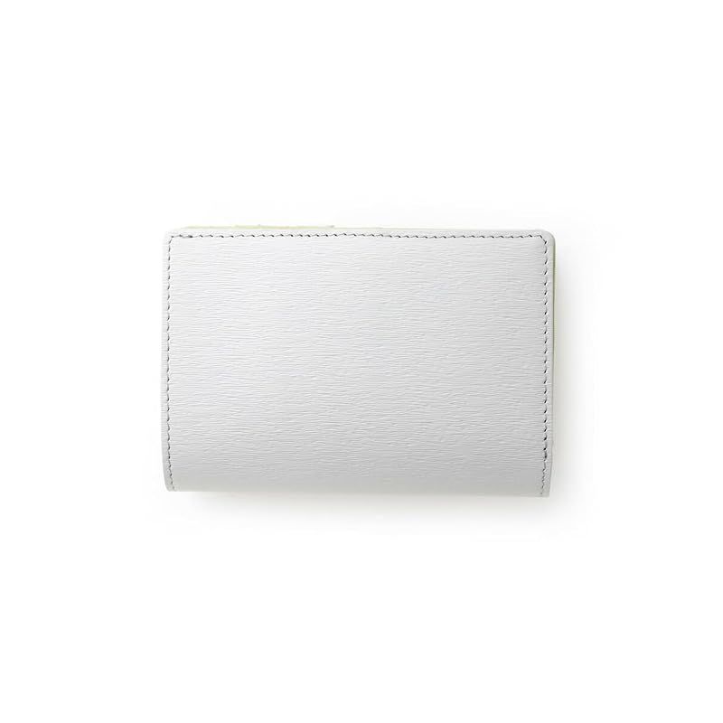 【新品】 [IS/IT] ノボII セミ長財布 ミドルウォレット 二つ折り財布 レザー メンズ レディース ユニセックス No.972625(シロ)