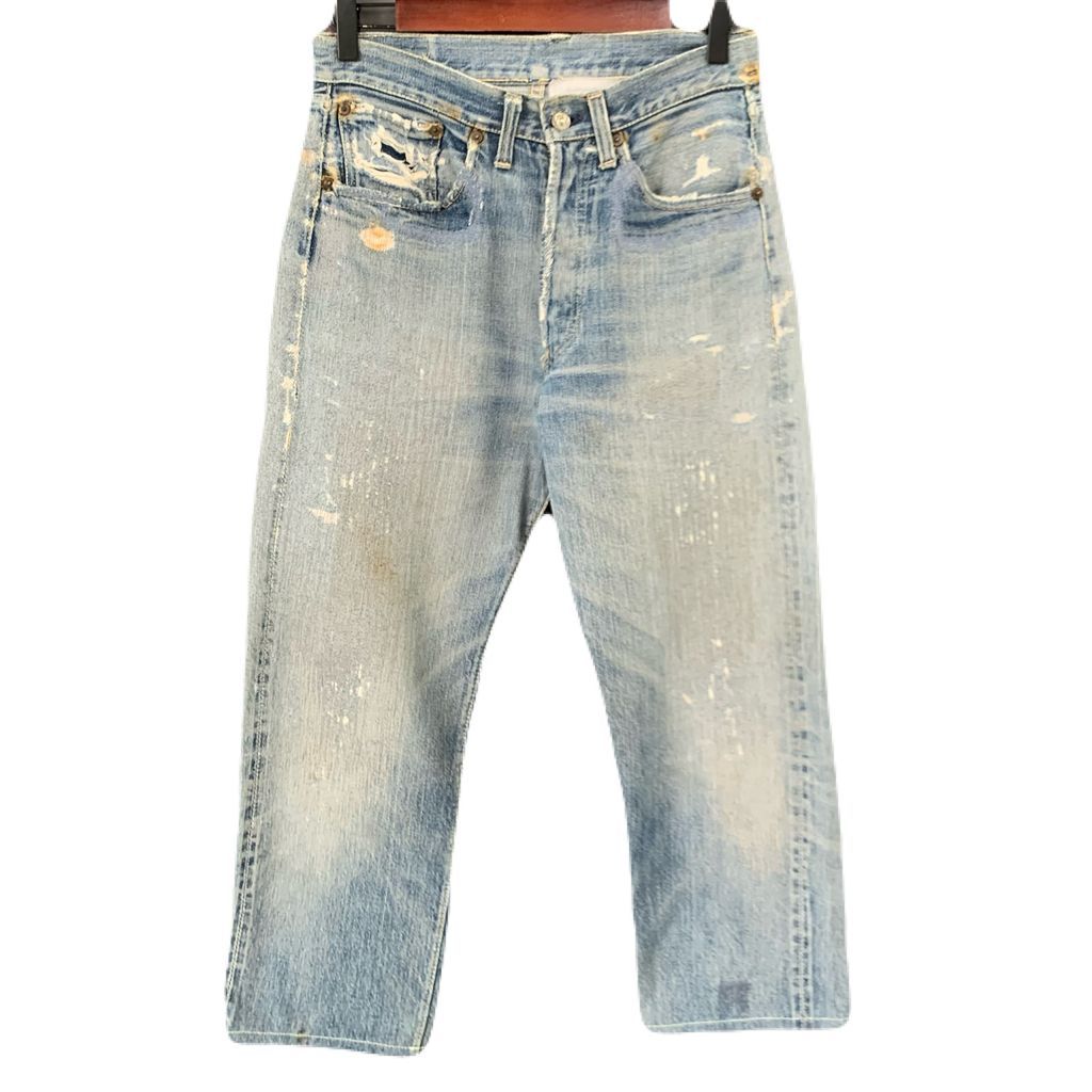 50's LEVI'S リーバイス 501 XX ダブルエックス オフセット ギャランティ 両面 BIG Eタブ Vステッチ 隠しリベット No.I997