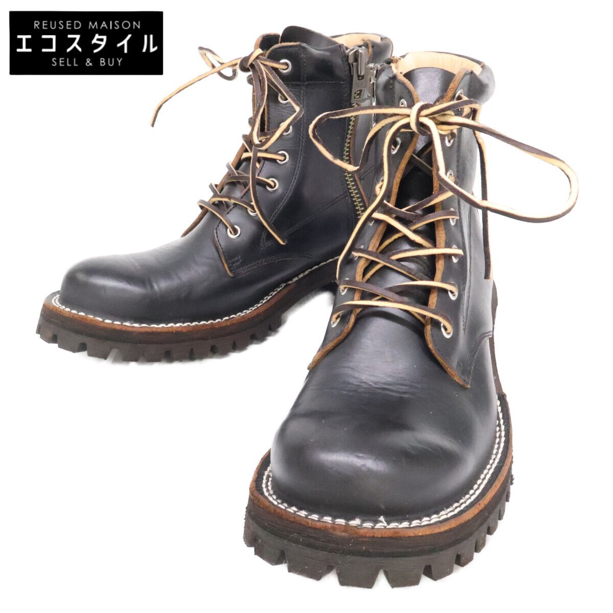 SLOW WEAR LION　スローウェアライオン　OB-8593H クロムエクセルレザープレーンMIDブーツ　7E 28,529円