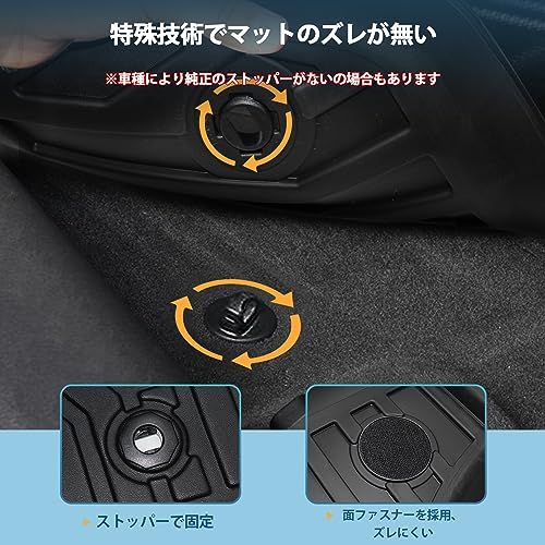 N◆ニッサン 新型エクストレイル T33系 5人乗用 e-power フロアマット車種専用 nissan X-Trail T33 SNT33 3D立体カーマット 防水マット TPE材質 保護マット 耐汚れ 耐摩擦 内装 カスタムパーツ インテ 18ba406c