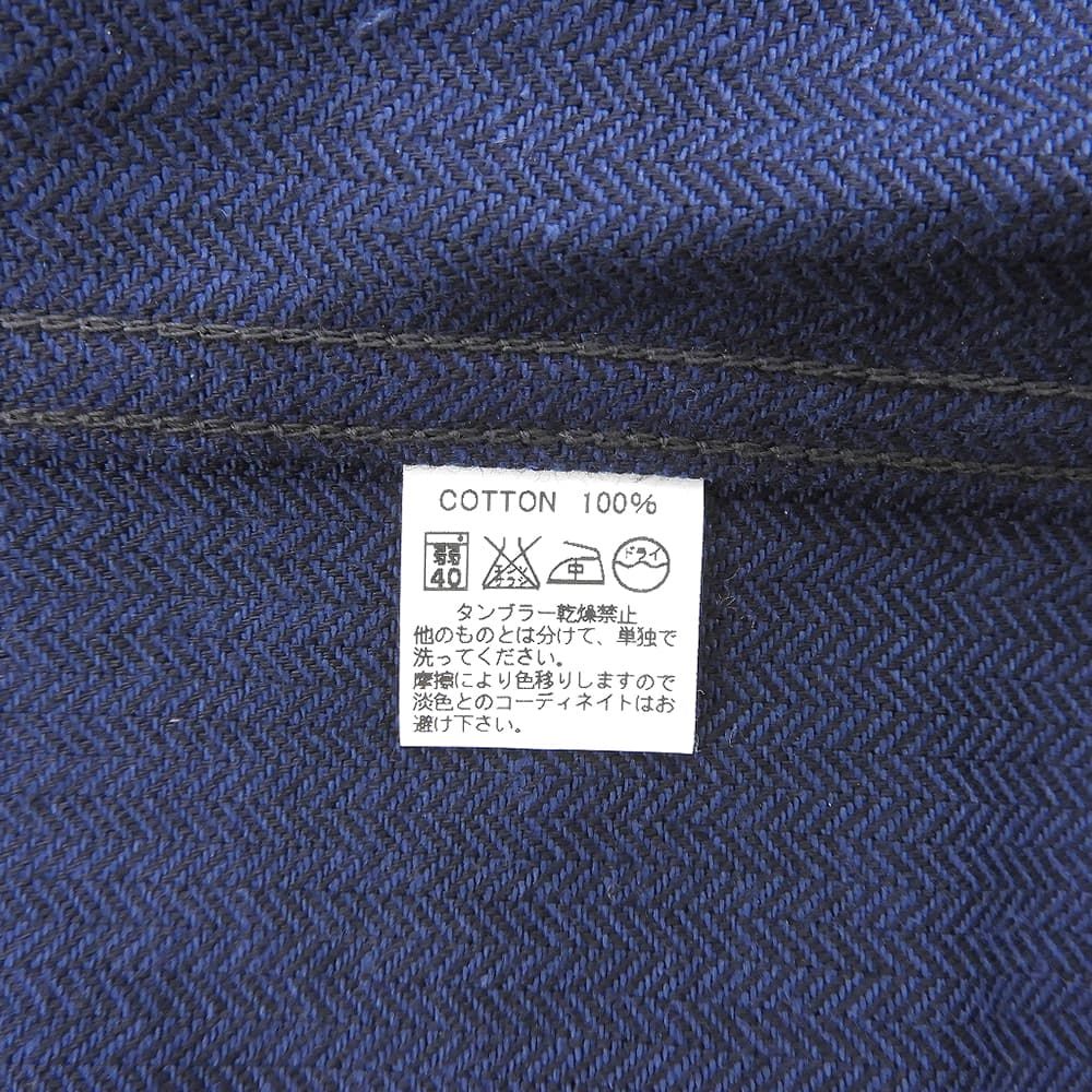 BONCOURA ボンクラ ヘリンボーン キャンバス テーラードジャケット