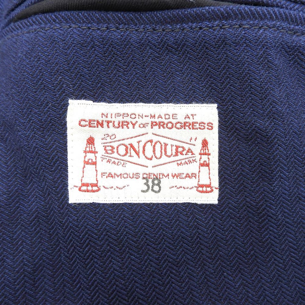 BONCOURA ボンクラ ヘリンボーン キャンバス テーラードジャケット
