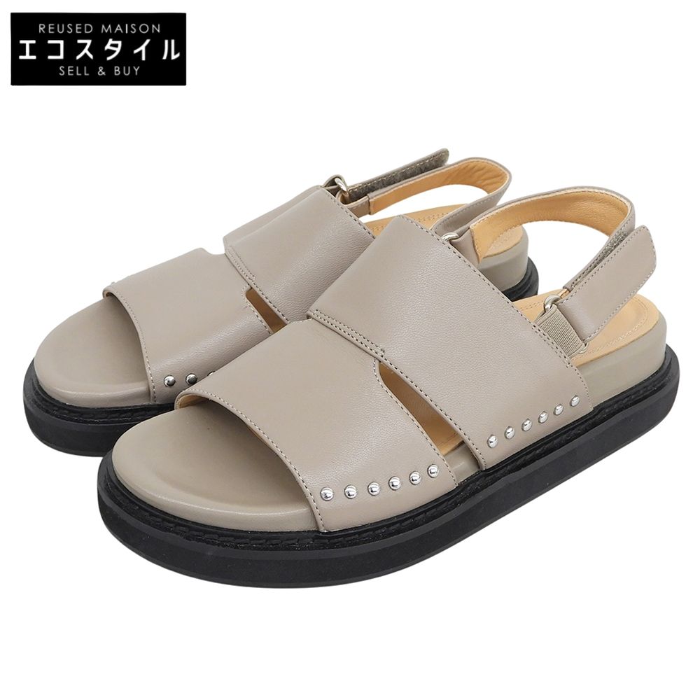 J&MDavidson　ジェイアンドエムデヴィッドソン　美品 トラックソールカバード サンダル シューズ レディース ベージュ M　M