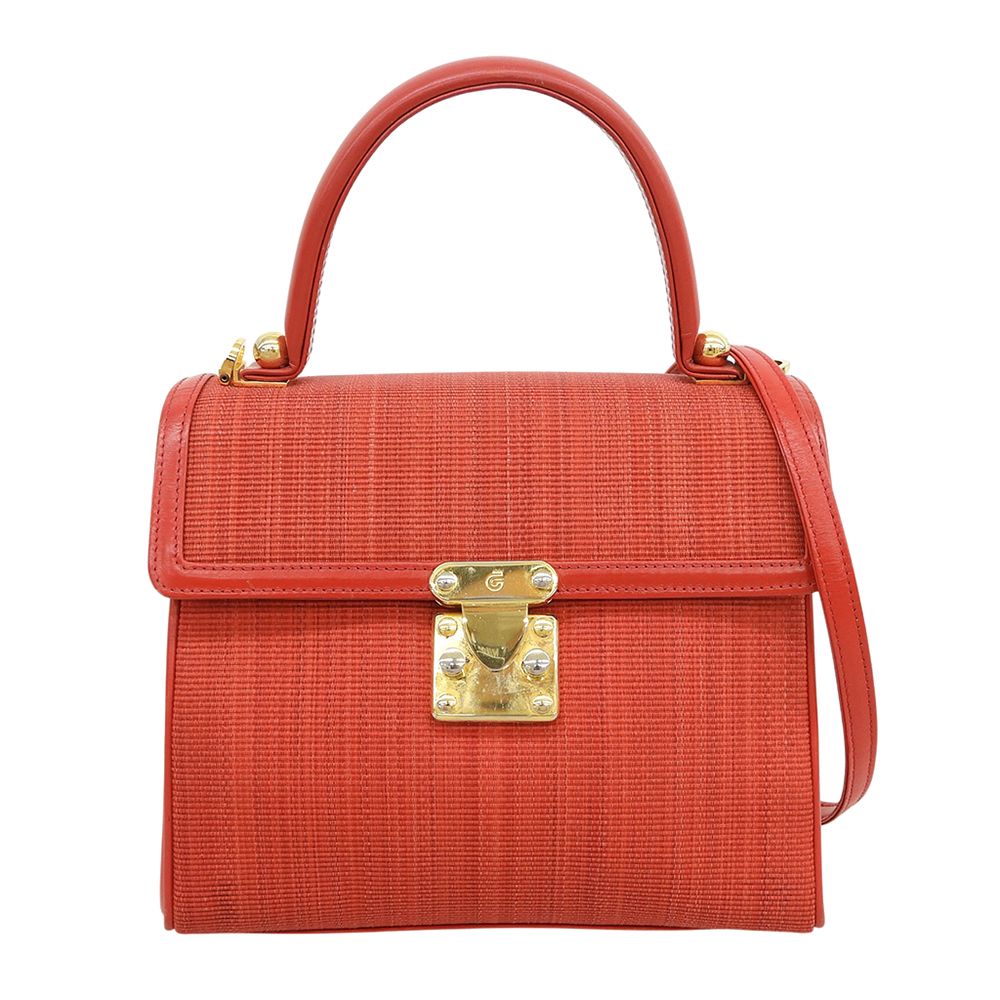 COMTESSE ハンドバッグ ショルダーバッグ レザー ゴールド金具
