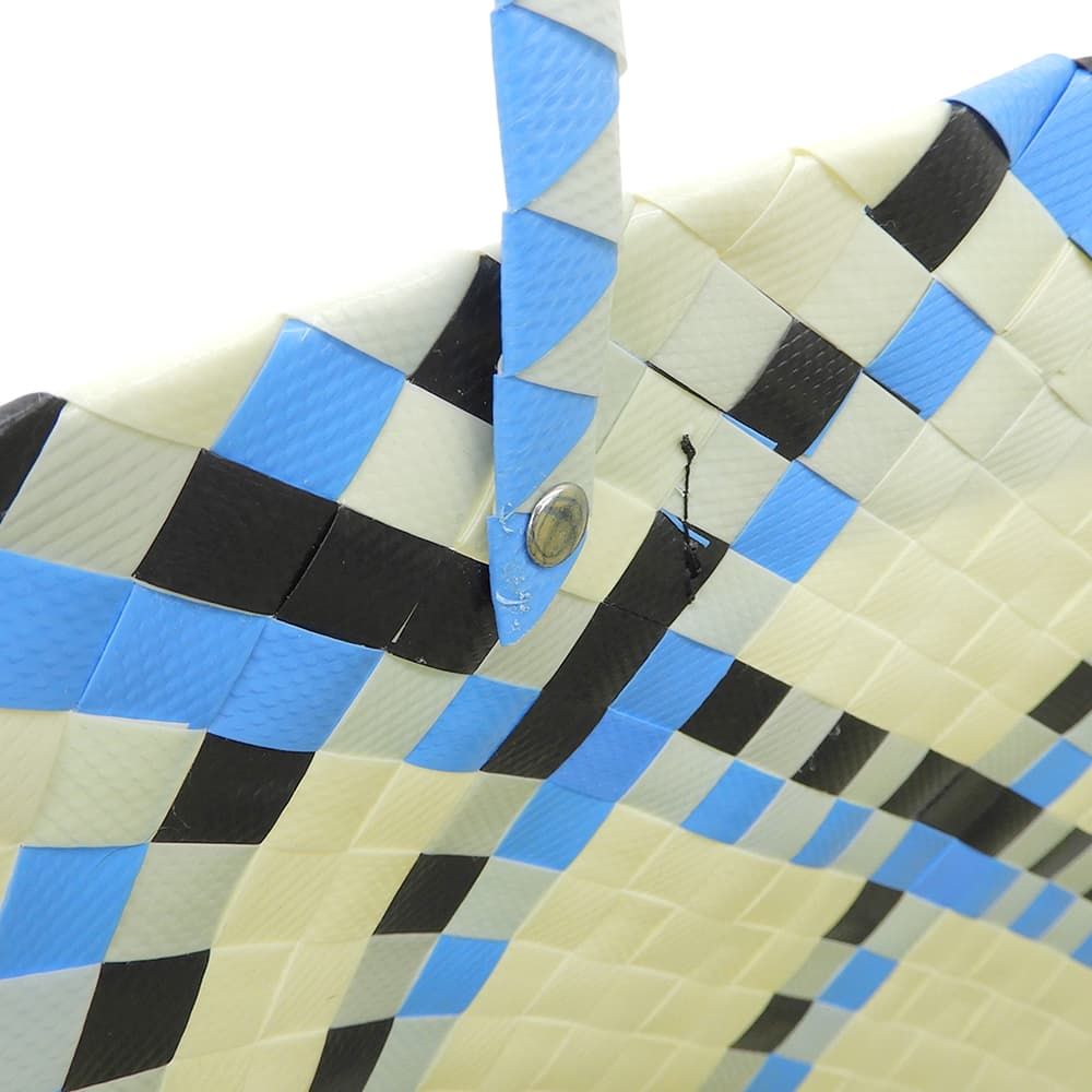 MARNI マルニ 美品 アイボリー×ブルー系 ピクニックバッグ ハンドバッグ レディース MARNI マルニ 美品 アイボリー×ブルー系 ピクニックバッグ ハンドバッグ レディース