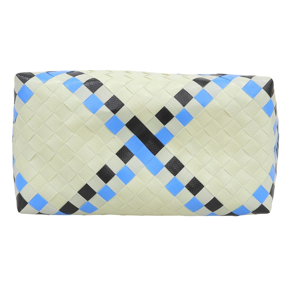 MARNI マルニ 美品 アイボリー×ブルー系 ピクニックバッグ ハンドバッグ レディース MARNI マルニ 美品 アイボリー×ブルー系 ピクニックバッグ ハンドバッグ レディース
